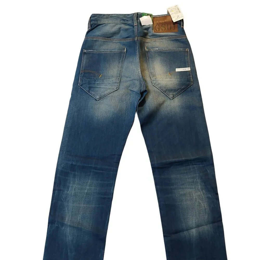 G-Star Raw RADAR Loose Dekay Medium Aged Denim Wide Leg Jeans Sz 29 x 34 NWT